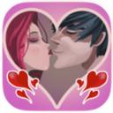 电影院情侣接吻